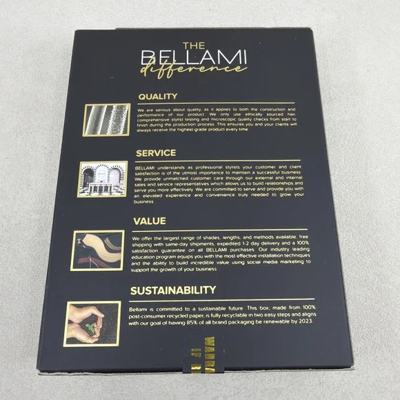 Bellami Keratin K Tip Hair Extensions 16" Butter Blonde #10/16/60 25g NEW SEALED - Picture 2 of 4